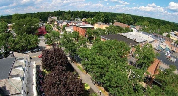Aerial Rhinebeck Getaway to Rhinebeck